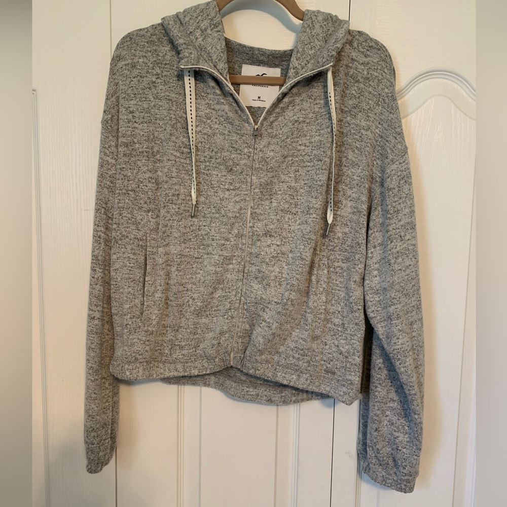 Hollister Comfy Slouchy Gray Jacket Size medium